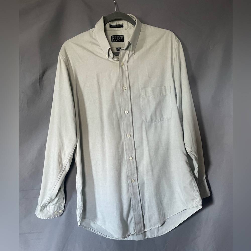 Windsor Shirt Company Men’s Long Sleeve Oxford Button-Down 15 1/2, 32-33
